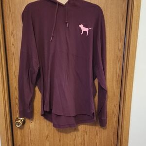 PINK Victoria's Secret Burgundy Sweatshirt